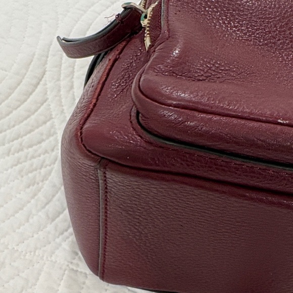 Kate Spade Jackson Burgundy Leather Backpack - Picture 16 of 16